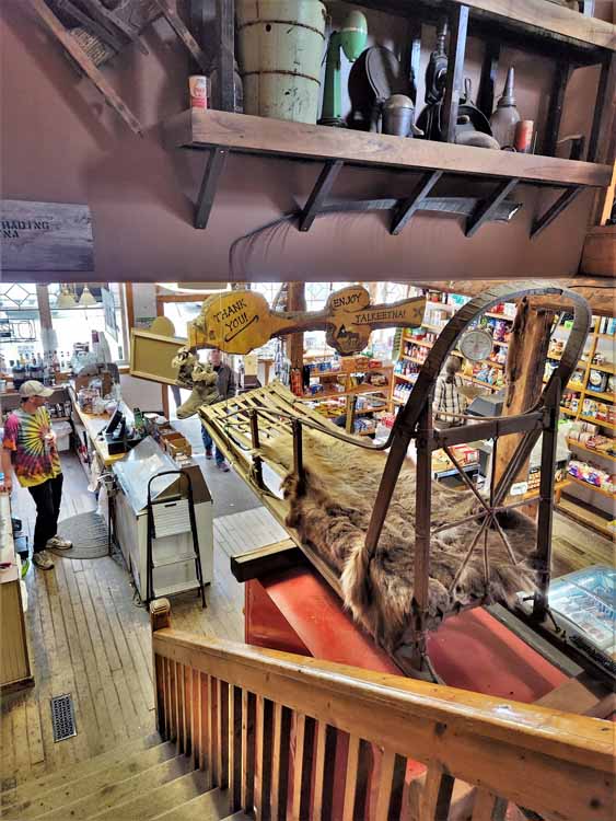 interior of general store